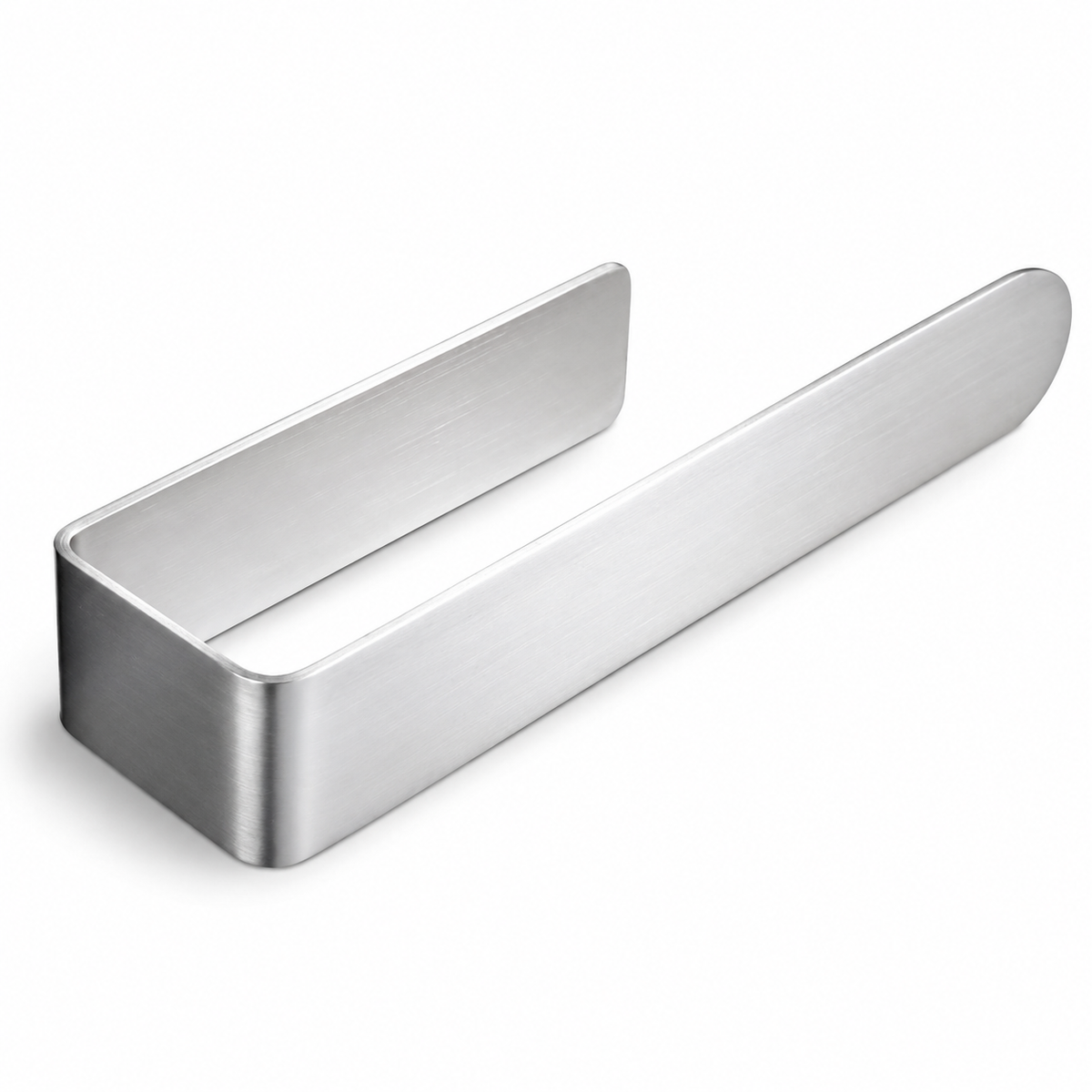 Hand Towel Holder, Self Adhesive Towel Ring, Stainless Steel, Silver